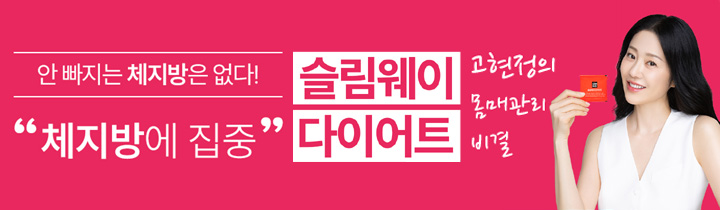 고현정의 슬림웨이 다이어트