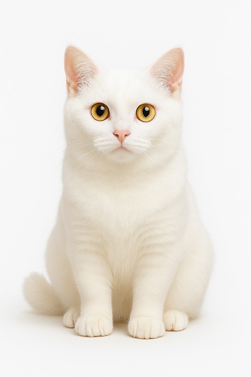 흰색 먼치킨 고양이 화보4